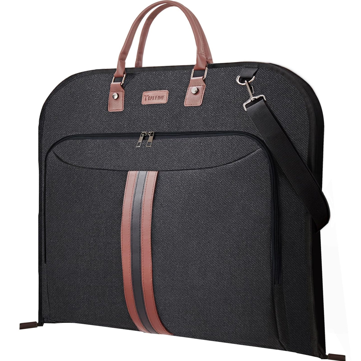 BALEINE Travel Garment Bag, Travel Suit Bag for Men, Water Resistant Carry on Garment Bag for