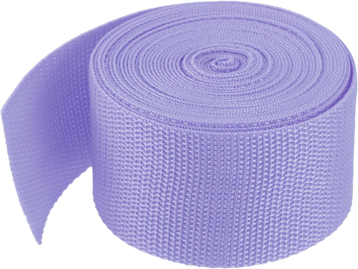 MECCANIXITY Lightweight Polypropylene Webbing Strap 1 1/2" 5 Yard Backpack Strapping Band Purple for Outdoor Luggage Cargo Straps