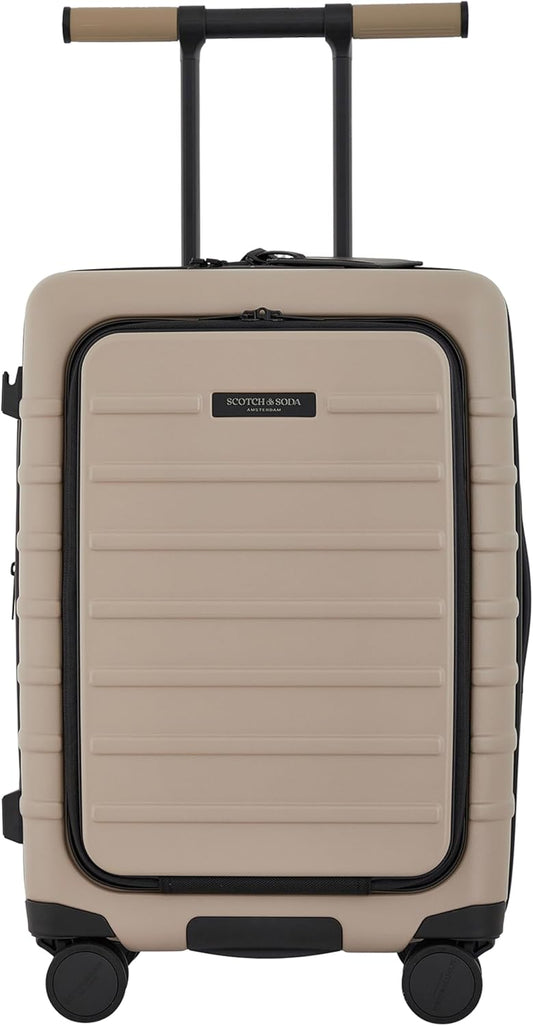 Scotch & Soda Tilburg Luggage, Pebble, 22-Inch Carry-On