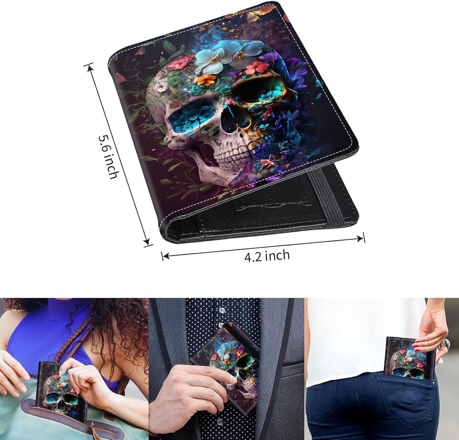 Passport Holder Cover Wallet Travel Essentials RFID Blocking Case Leather Passport Cover Wallet