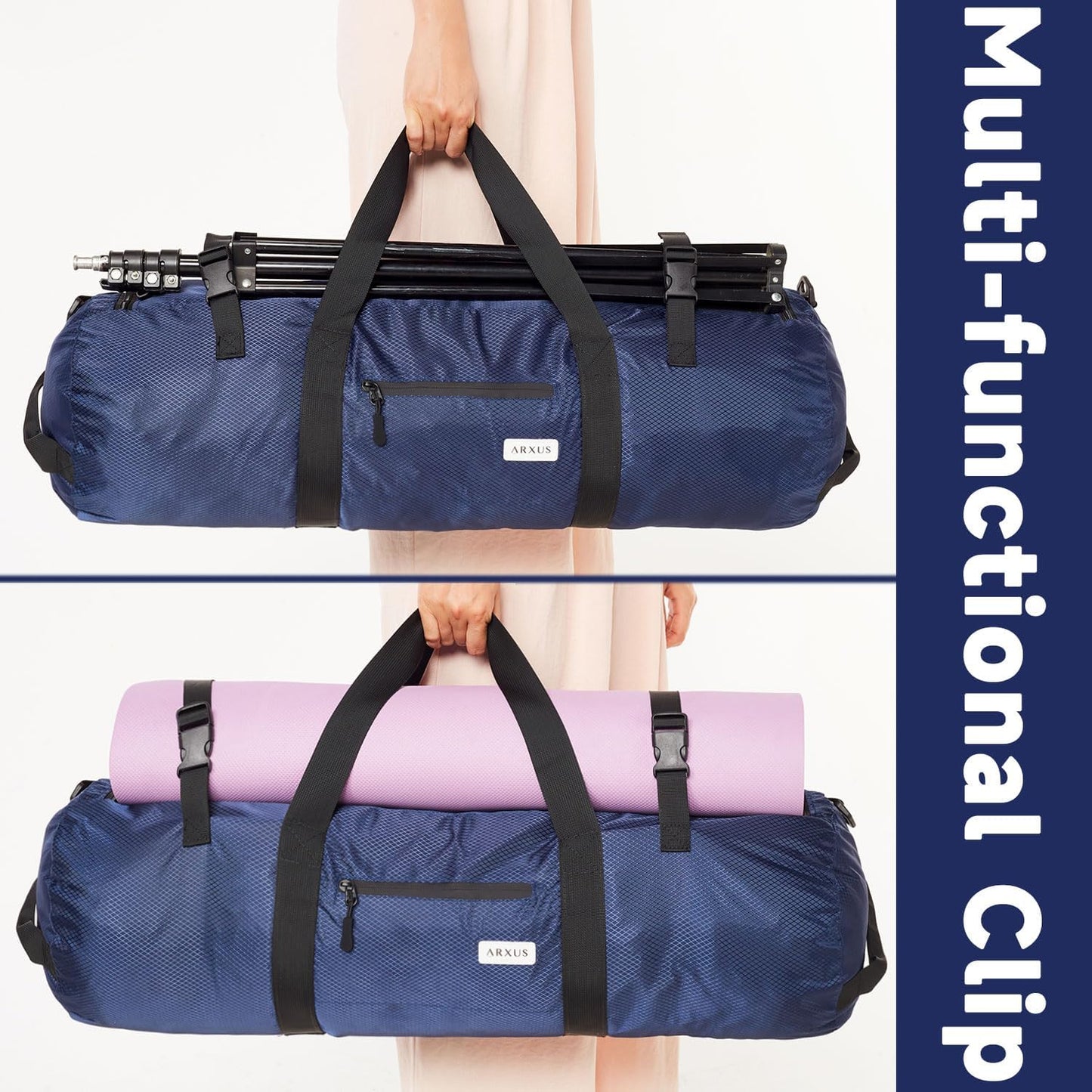 Arxus Extra Large Duffle Bag for Travel Gym 90L 50L 30L Baseball Bat Sports Duffel Bags for Men with Shoulder Strap, Tent Storage Camping