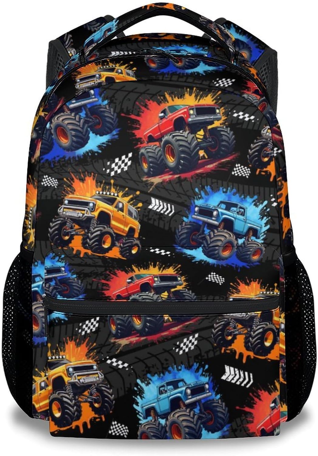 Toddler Backpack - Truck Backpacks for Boys - Kids Bookbag for School - Durable School Bag for Kindergarten/Preschool/Elementary(17 Inch)