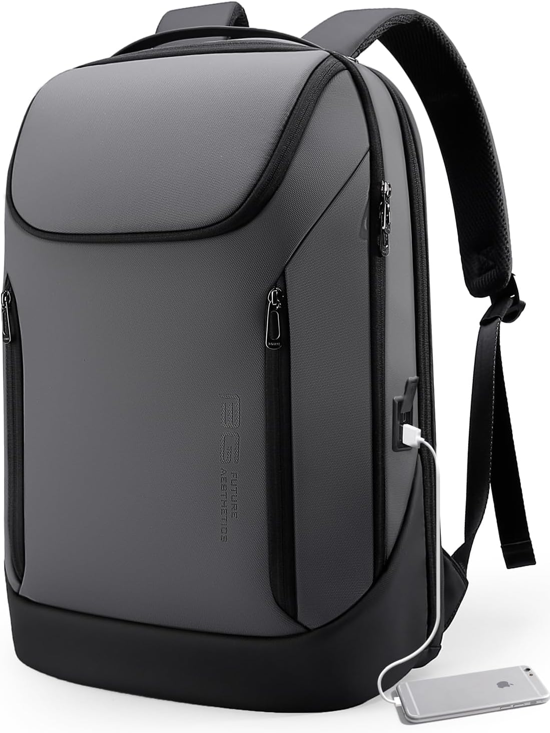 BANGE Business Smart Backpack Waterproof fit 15.6 Inch Laptop Backpack with USB Charging