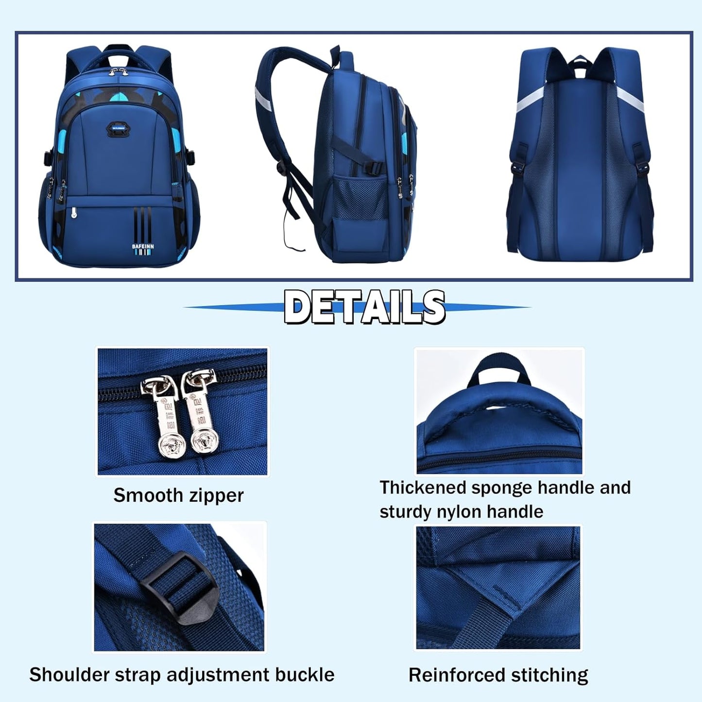 Mildame Kids Backpack for Boys, Camo School Backpacks for Middle Elementary School, Camouflage