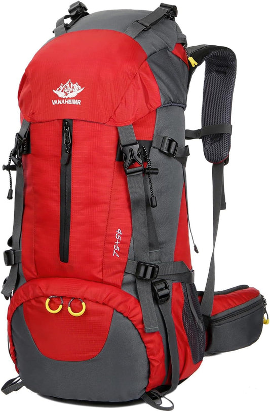 Esup 50L Hiking Backpack Men Camping Backpack with rain cover 45l+5l Lightweight Backpacking Backpack Travel Backpack