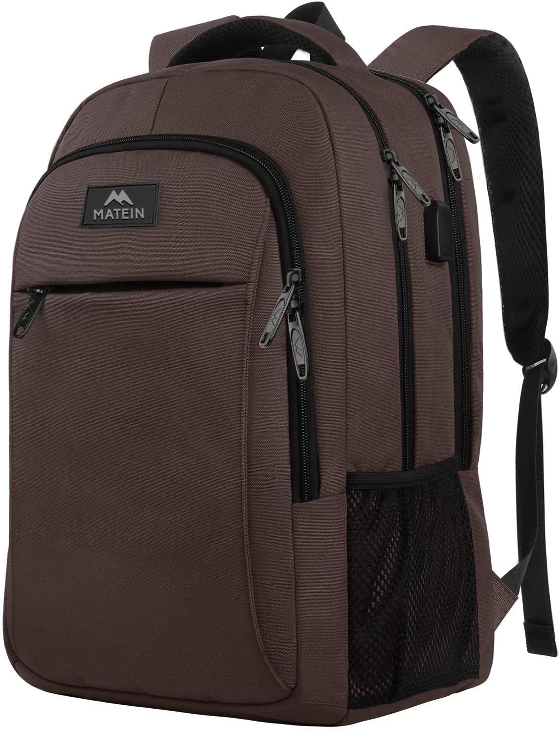 MATEIN 15-inch Laptop Backpack, School Backpack with USB for Men Women and College Student, Sturdy