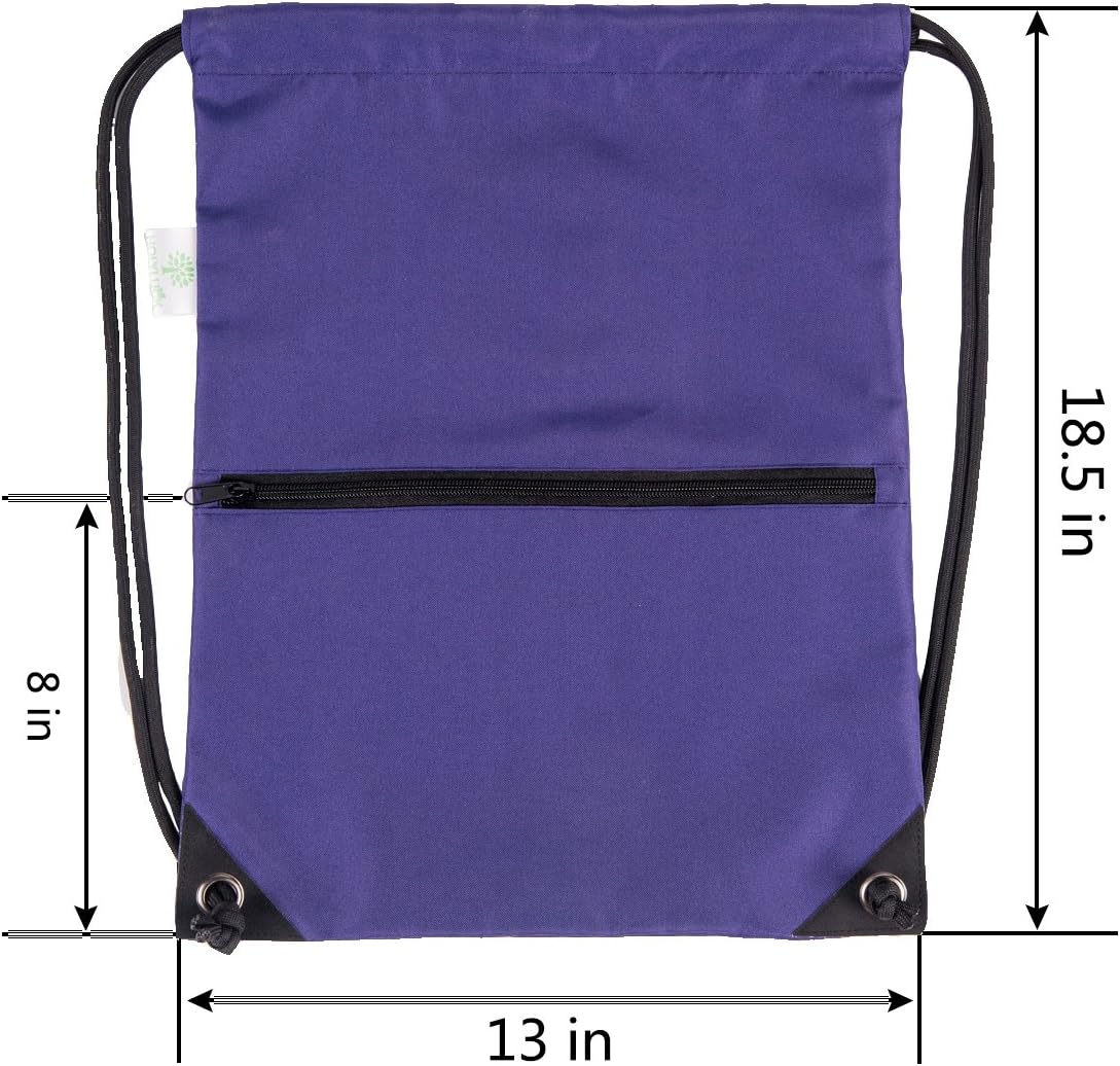 HOLYLUCK Drawstring Backpack Bag Sport Gym Sackpack