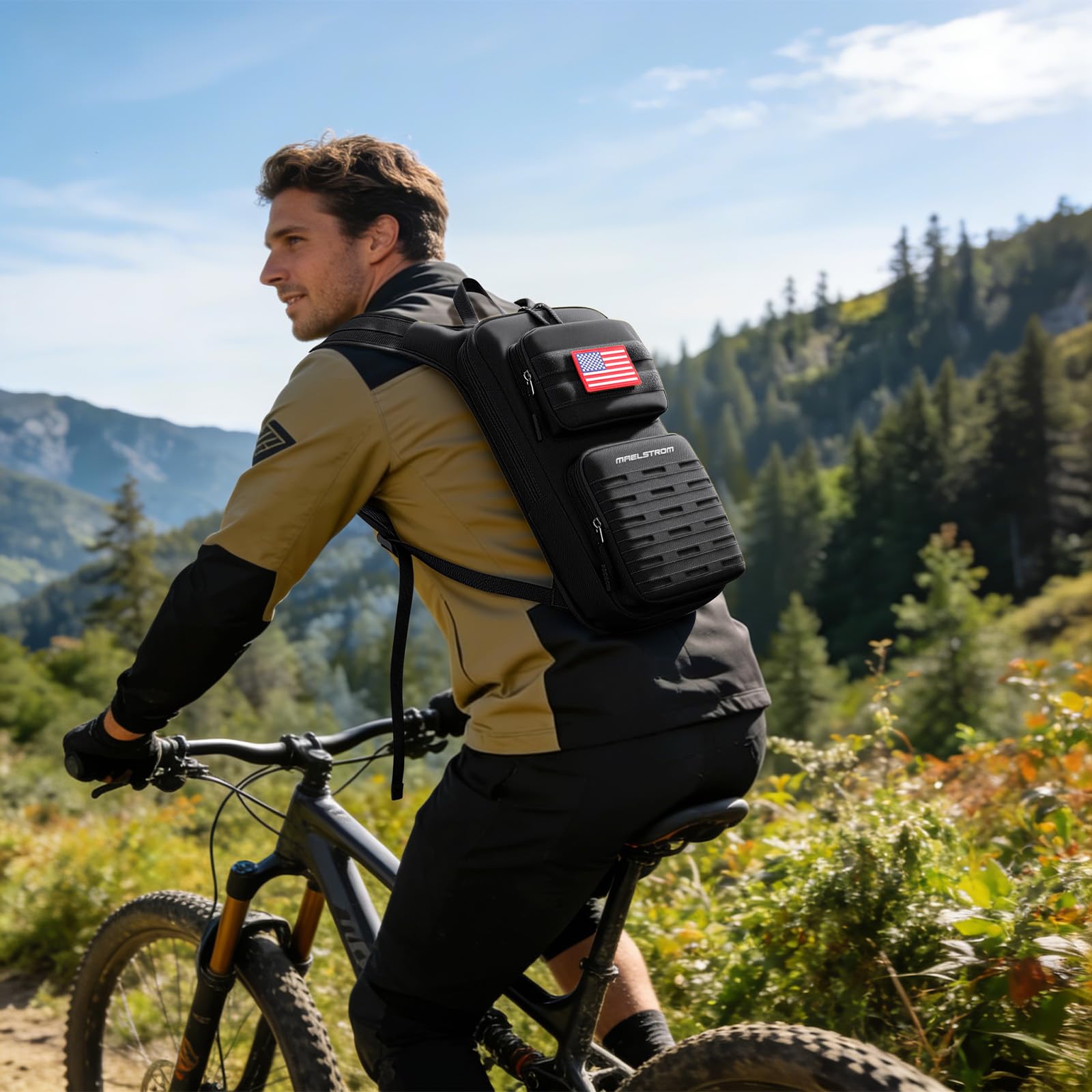 Maelstrom Tactical Hydration Backpack,Water Pack with 2L Water Bladder