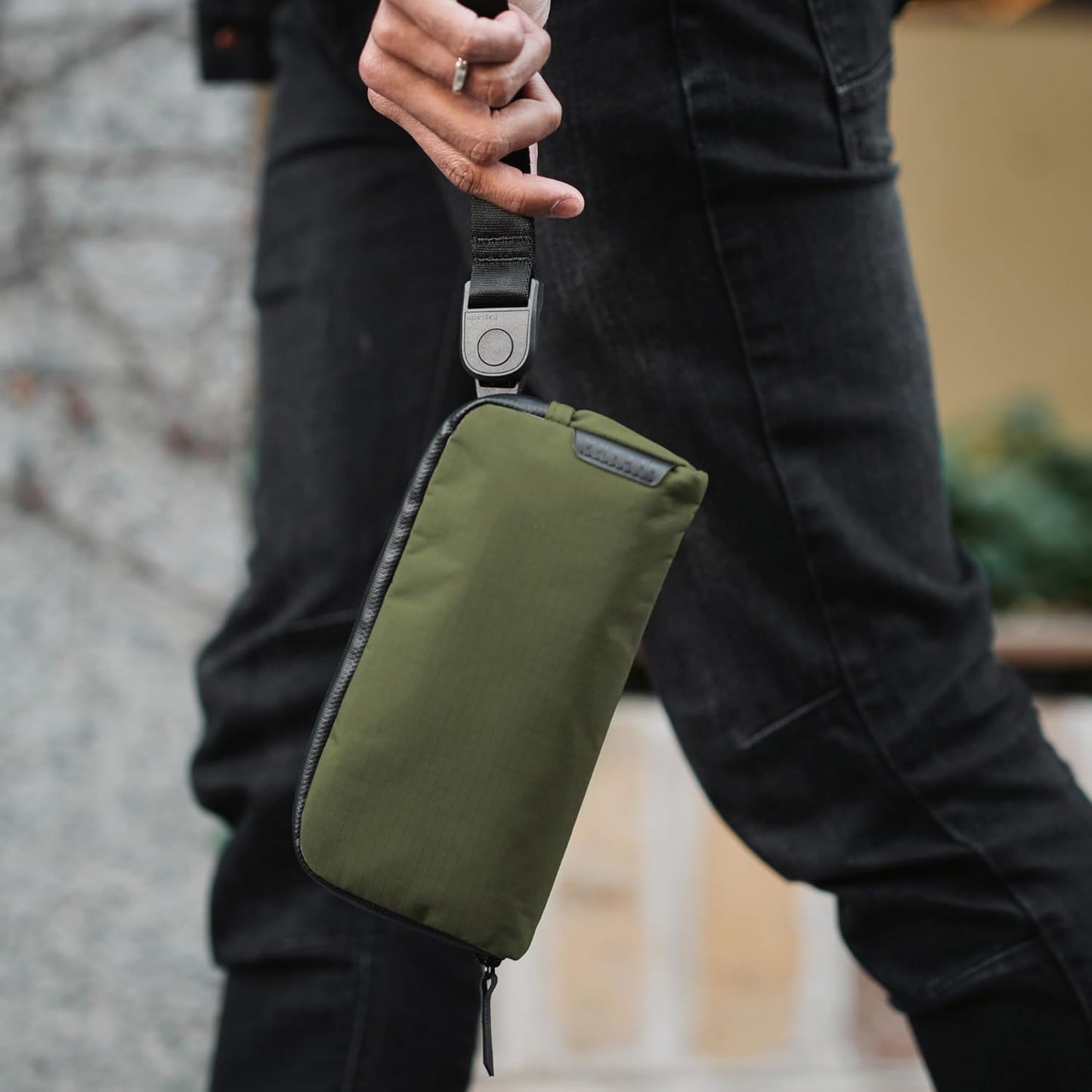 ALPAKA Flight Pouch - Compact Travel Bag (0.3L), Fits Phone and Passport, Travel Purse for Men, YKK Zipper Main Compartment
