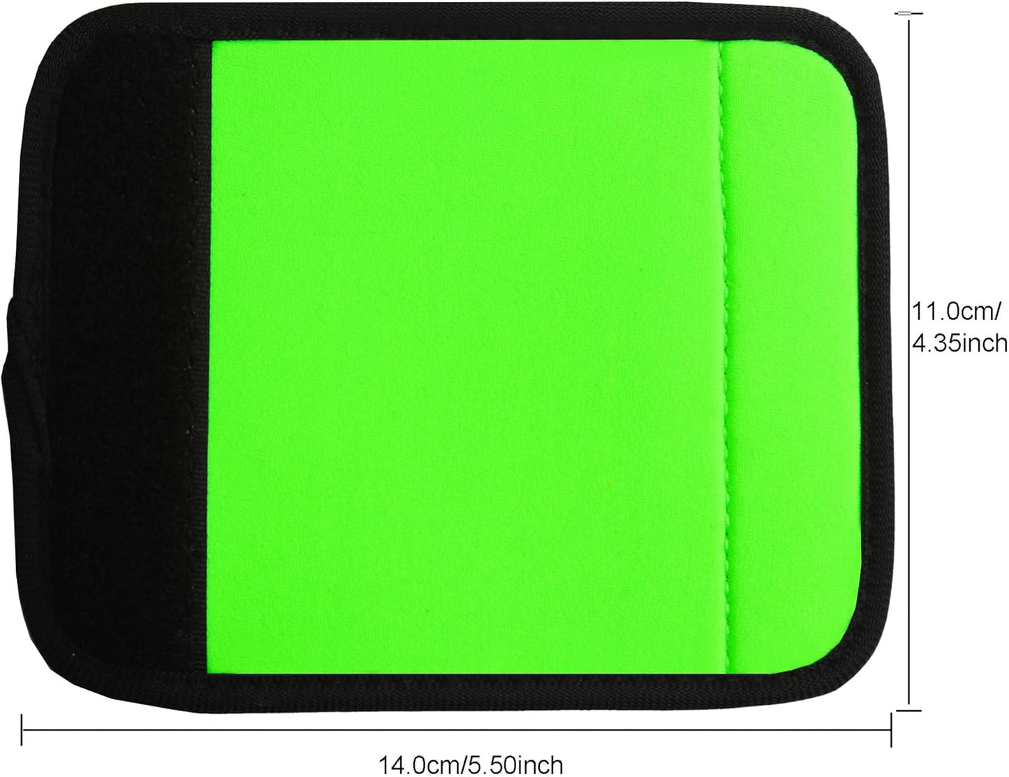 Neoprene Luggage Handle Wrap-Luggage Identifiers for Suitcase Unqiue Bright Neon Green Luggage Tags/Markers for Travel Accessories Bag