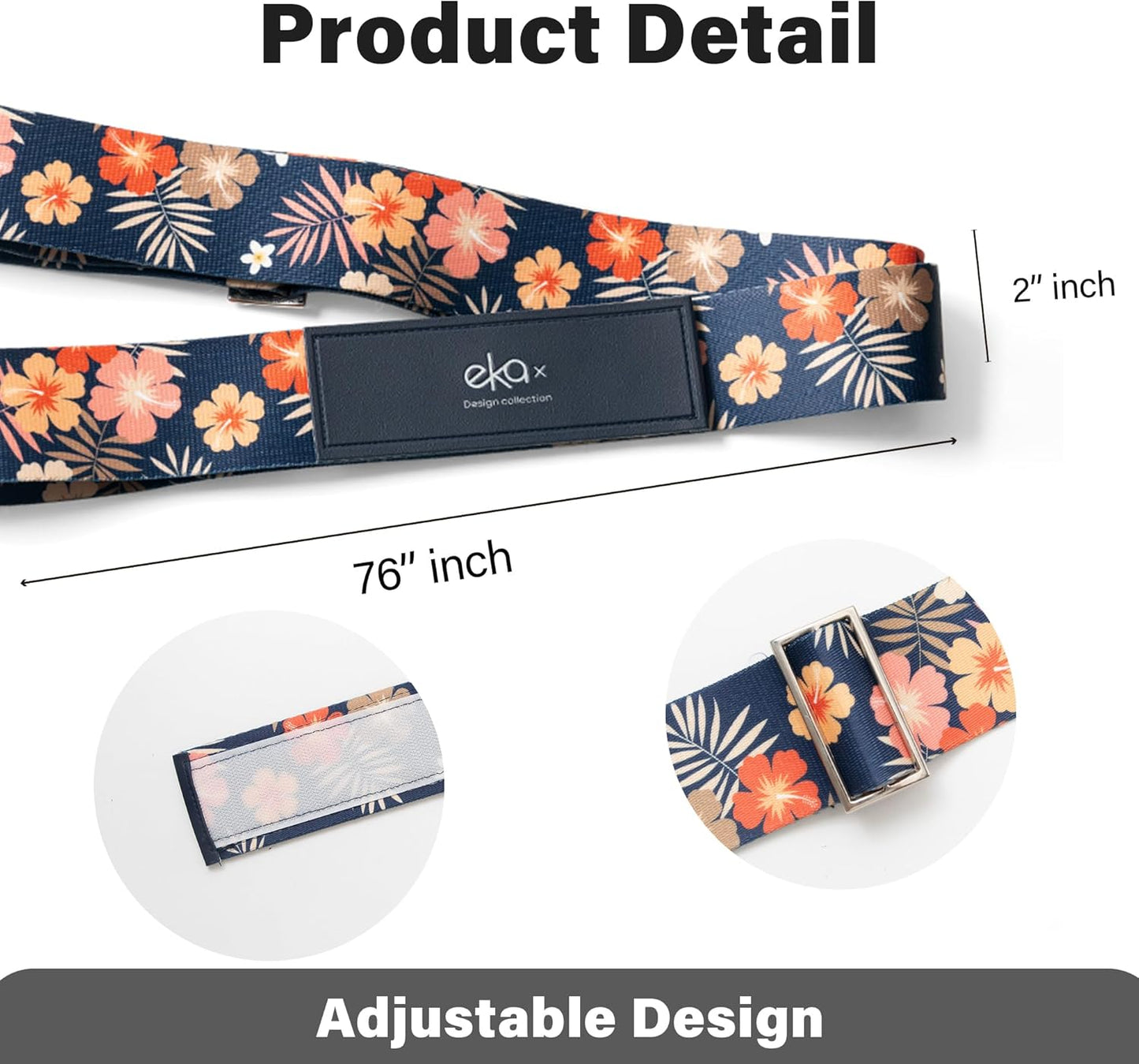 Luggage Straps for Suitcases,Adjustable Luggage Elastic Belt, Travel Essentials for