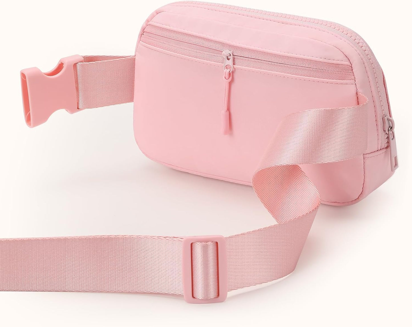 Fanny Packs for Women，Waterproof Belt Bag Bum Bags for Crossbody，Fashion Waist Packs with Adjustable Strap for Traveling, Hiking, Running（Pink）