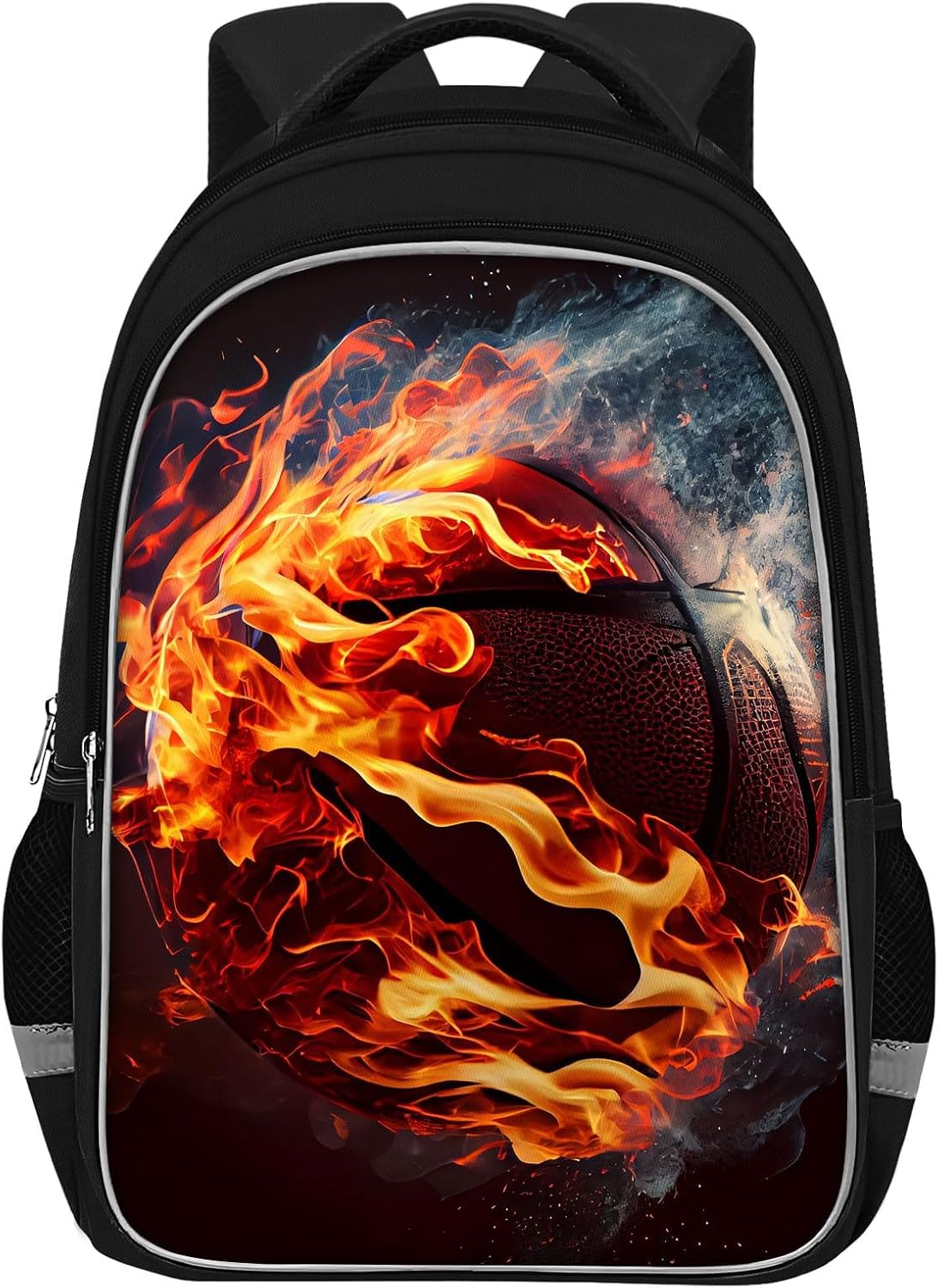 School Backpack for Boys - Basketball Boys Backpack for Kids Children Teens Elementary Middle School - Students Bag for Ages 6-18,17″Bookbag Multifunctional Large Capacity
