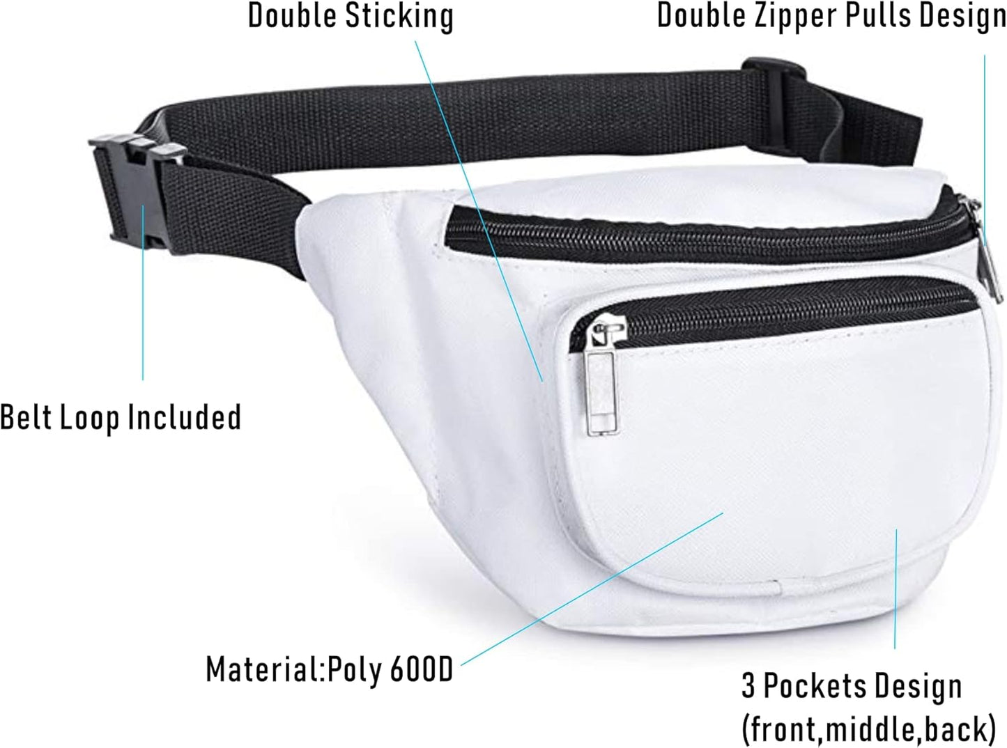 Fanny Pack, BuyAgain Quick Release Buckle Travel Sport Waist Fanny Pack Bag For Men Or Women