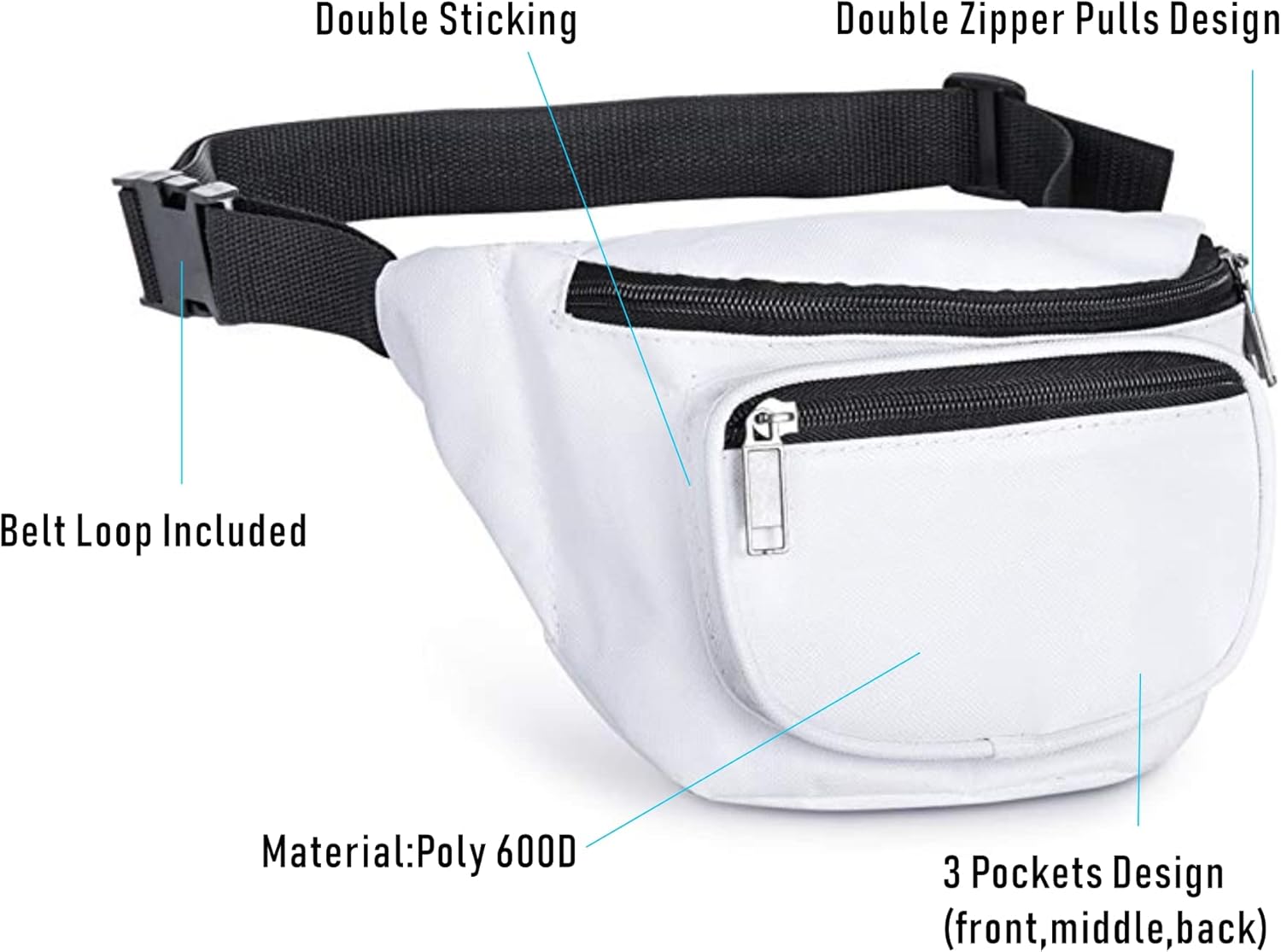 Fanny Pack, BuyAgain Quick Release Buckle Travel Sport Waist Fanny Pack Bag For Men Or Women