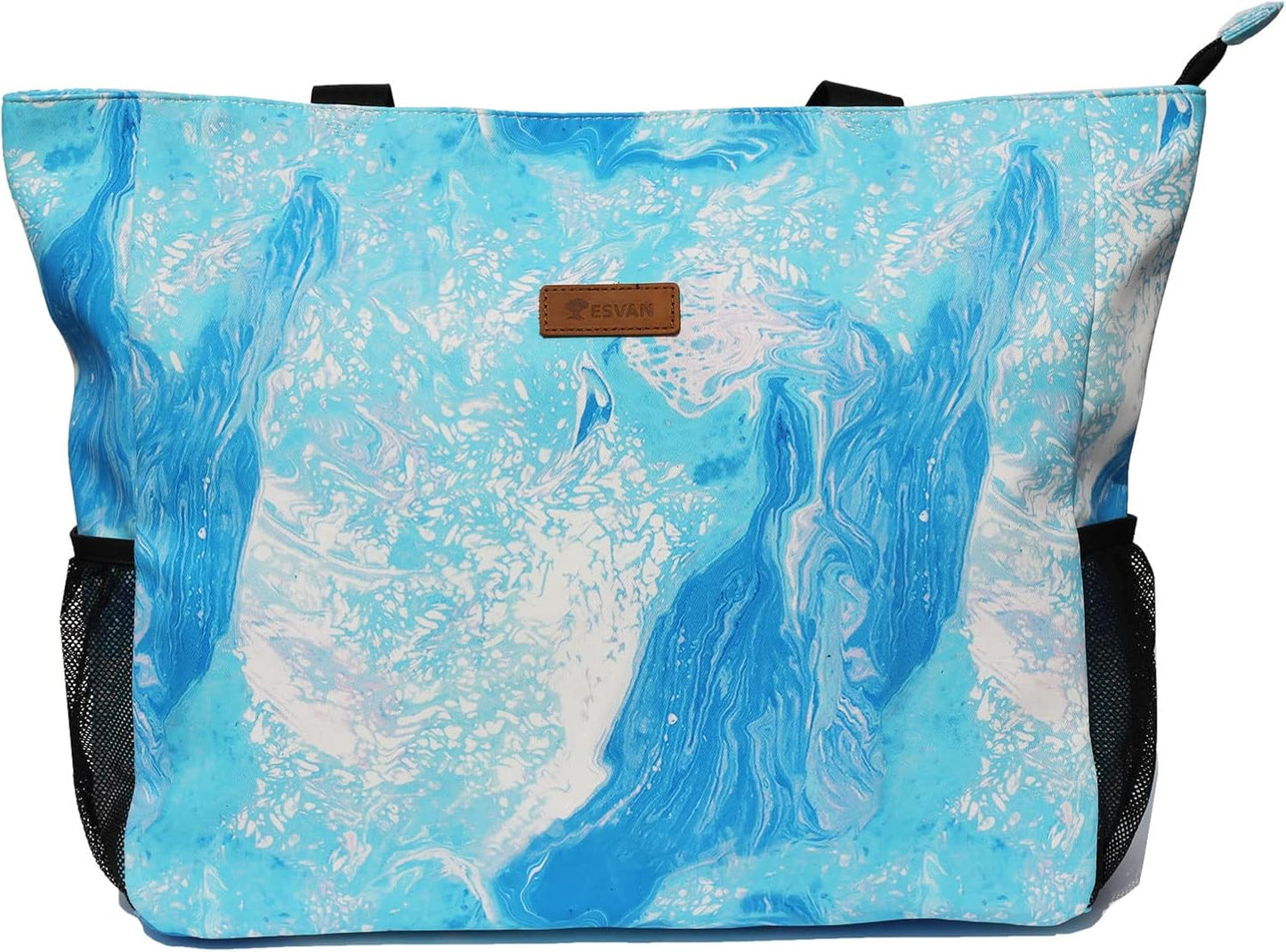 LARGE BEACH BAG Water Resistant Lightweight 20 inch Women Oversize Tote Bag for Gym Beach Travel Pool Yoga Nurse