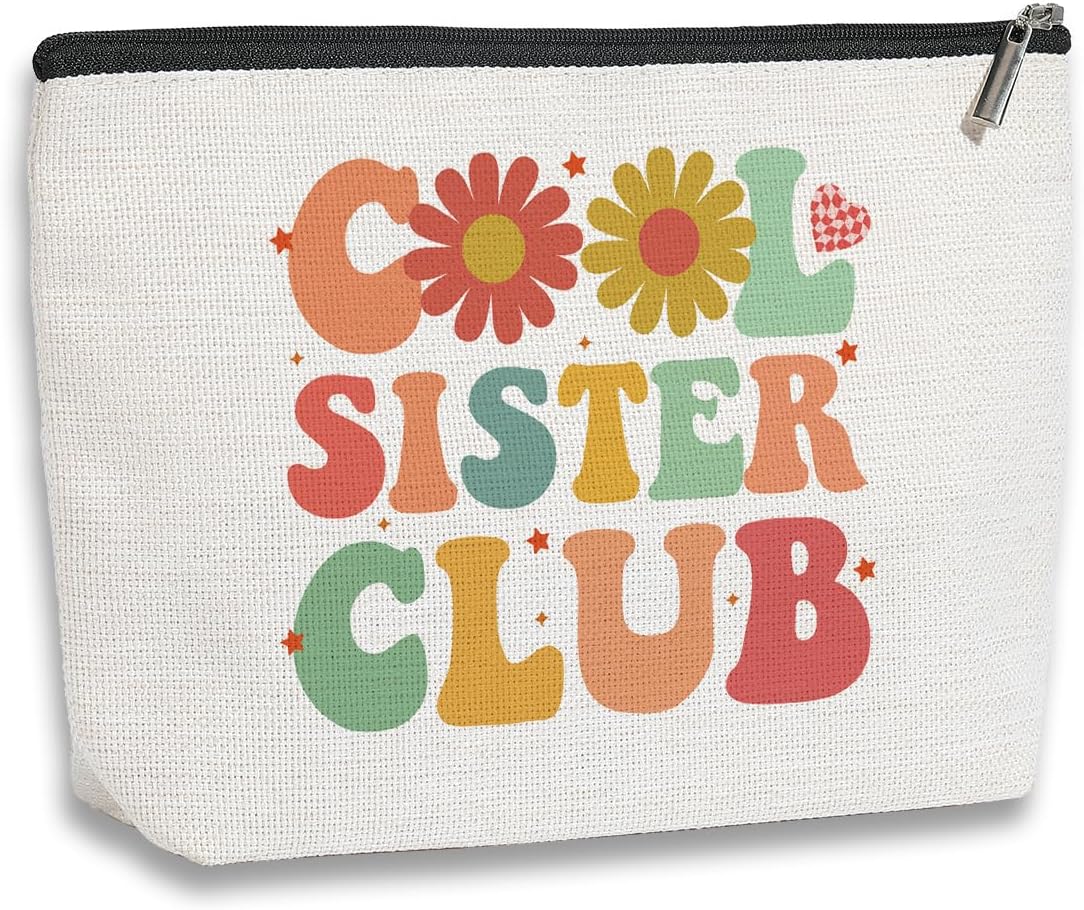 Mothers Day Gifts For Sister From Sister Brother, Cool Sister Club Makeup Bag, Special Sister Birthday Gifts, Unique Sister Gifts, Best Sister Gifts, Sister Gift Ideas, Christmas Gifts for Sister