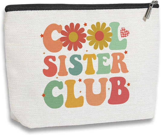 Mothers Day Gifts For Sister From Sister Brother, Cool Sister Club Makeup Bag, Special Sister Birthday Gifts, Unique Sister Gifts, Best Sister Gifts, Sister Gift Ideas, Christmas Gifts for Sister