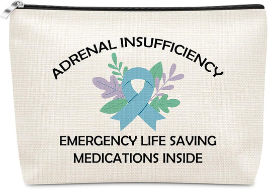 Emergency Nurse Bag Doctor Gift Emergency Department Adrenal Insufficiency Life Saving Medications Inside Bag Approved Diabetic Insulin Adrenal Support Medical Alerty Suppot Makeup dag