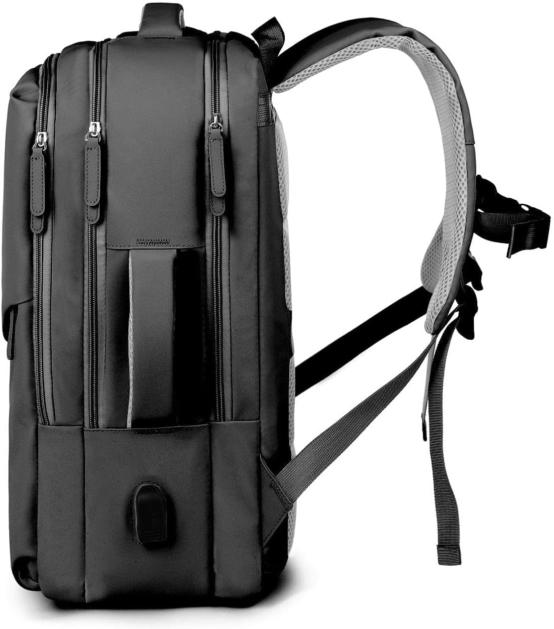 SAHARA - Multi-Compartment Travel & Laptop Backpack with USB Charging Port for Laptops up to 16-inch, Black, (LT00099)