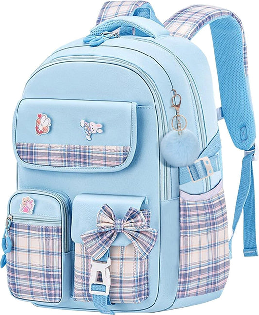 Girls Backpack Kids Backpack for Girls School Kawaii Bookbag Book Bag for Elementary Primary School