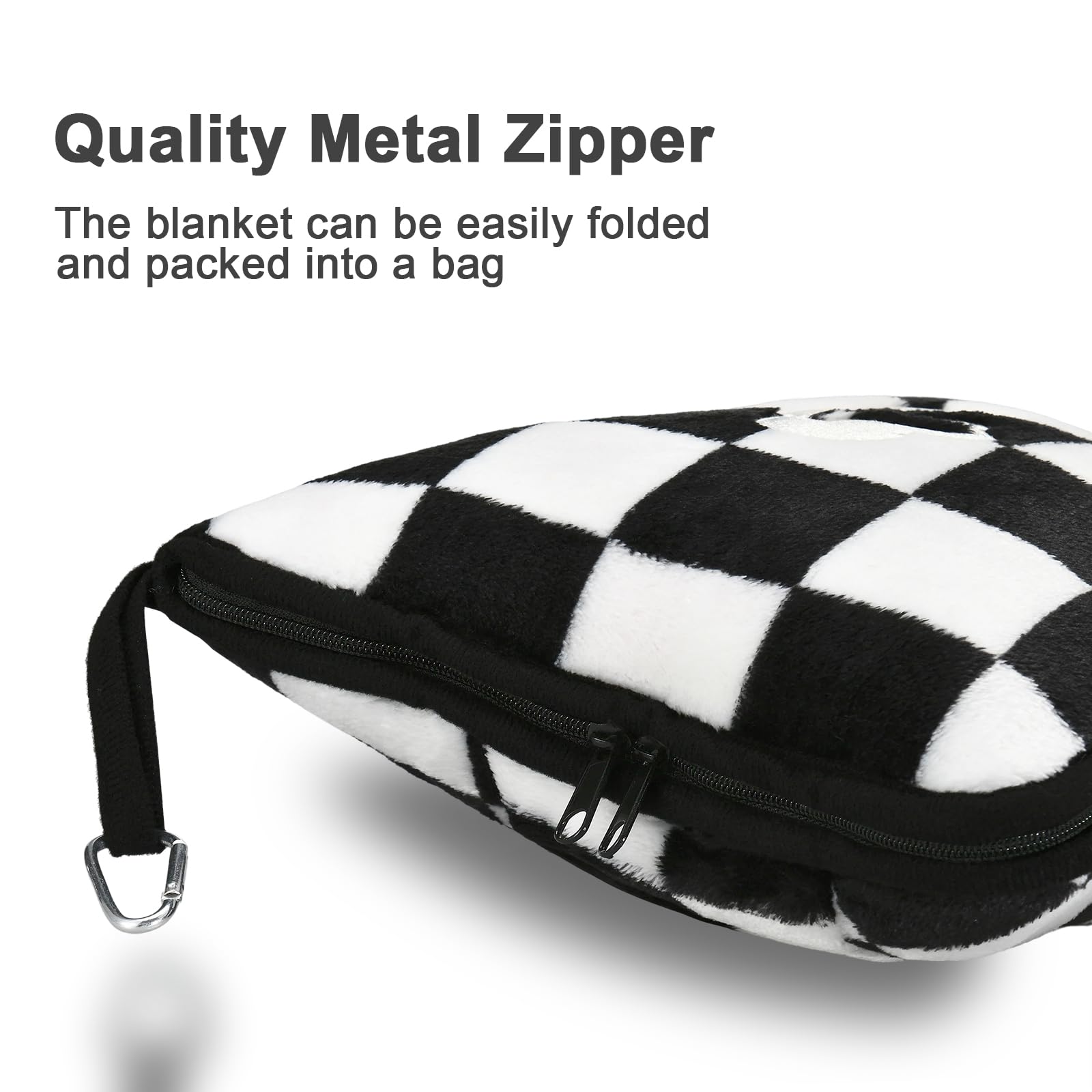 Travel Blanket and Pillow Compact, Premium Soft 2 in 1 Airplane Blanket with Soft Bag