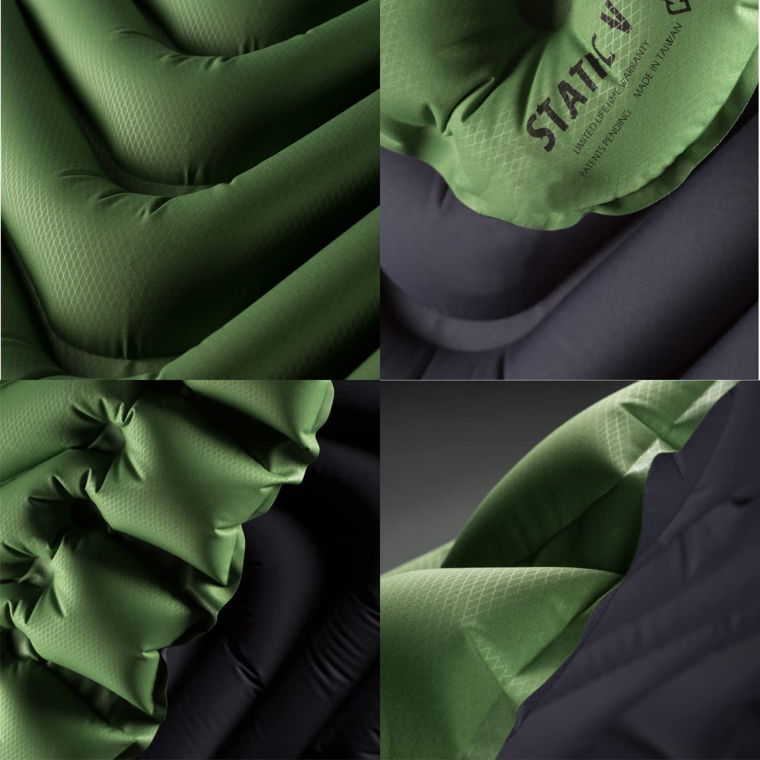 KLYMIT Static V Lightweight Inflatable Sleeping Pad | Comfortable, Lightweight, Easy to Inflate