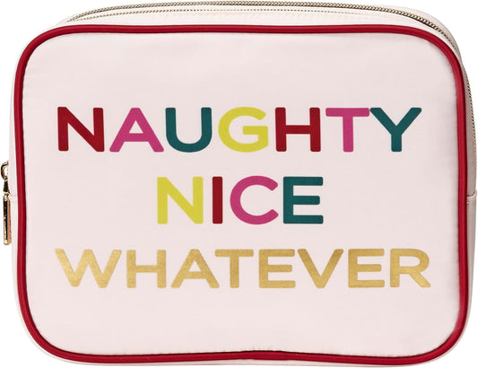 Conair Women's Double Zip Toiletry Travel Bag-Makeup Organizer-Gifts for Her, Pink, 1 Count (Pack of 12)