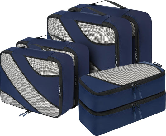 BAGAIL 6 Set Packing Cubes,Travel Luggage Packing Organizers