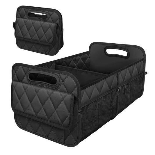 Deosk Car Trunk Organizer for SUV, Car Organizers and Storage with Reinforced Handles, Car