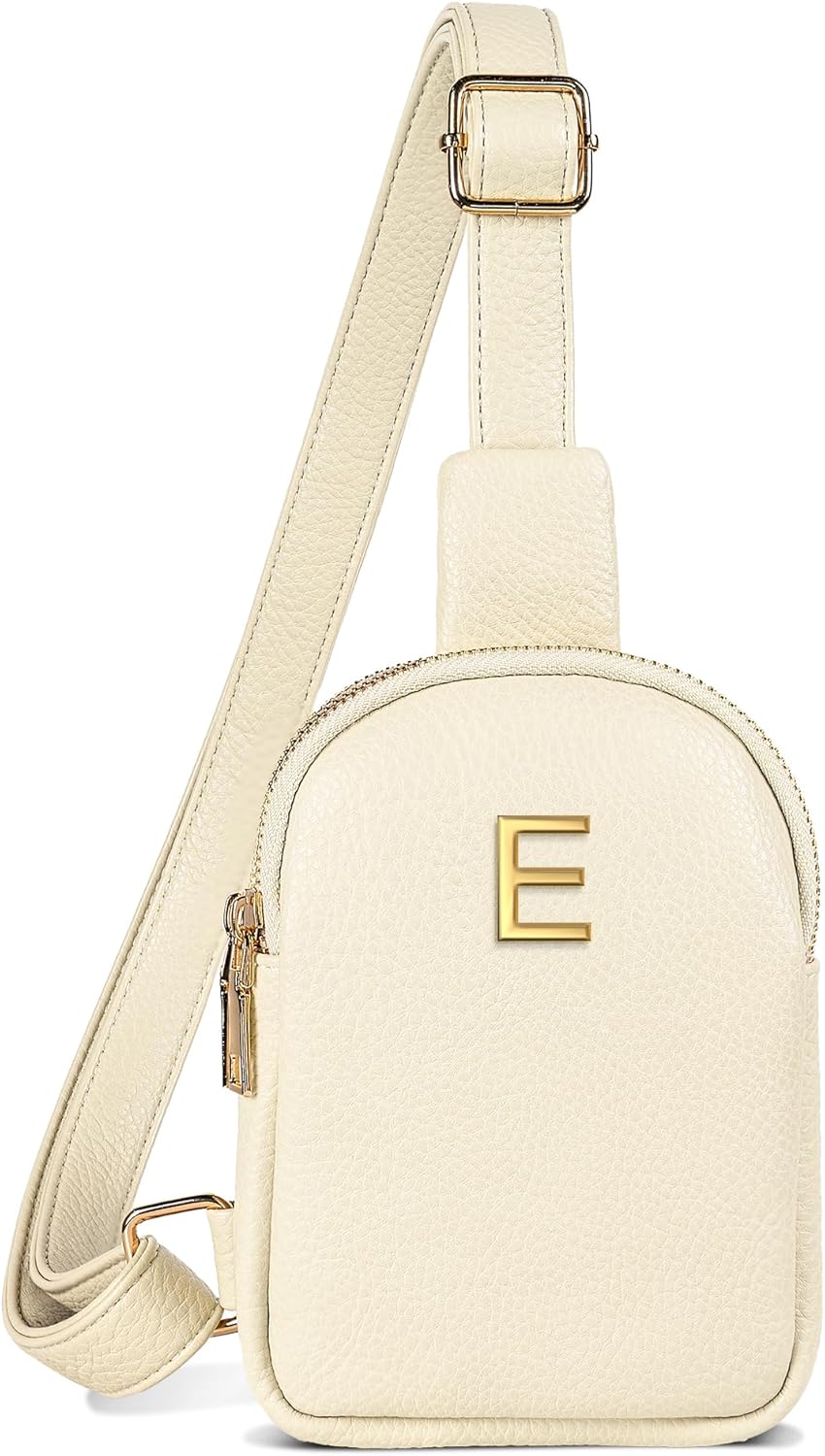 Birthday Gifts for 5 6 7 8 9 10 11 12 Year Old Girls, Initial Crossbody Bag for Girl, Tween Girls Trendy Stuff, Mini Sling Bag for Travel, Teen Girl Gifts Trendy Stuff, Small Everyday Bags