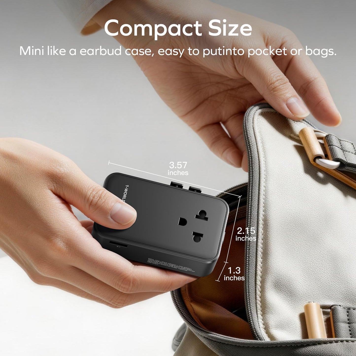 (2026 NEW) MOMAX Universal Travel Adapter, Ultra-Thin 70W GaN International Plug Adapter with 3