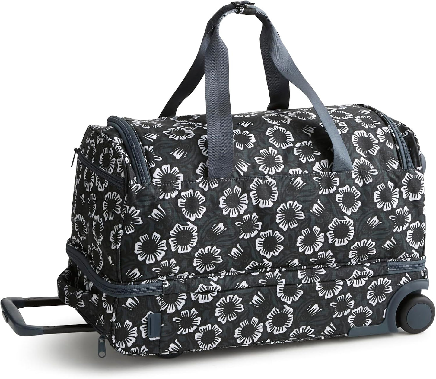 Vera Bradley Women's Ripstop Adair Rolling Duffel Travel Bag