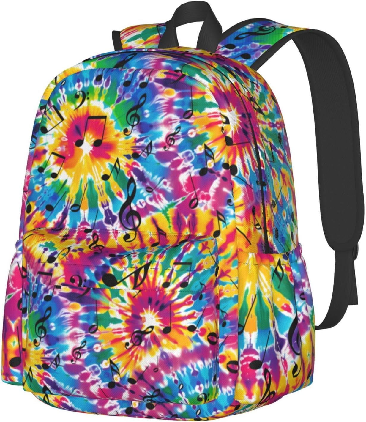 Tie Dye Backpack School Bag Lightweight Bookbag Laptop Travel Daypack For Kids Girls Boys Teens