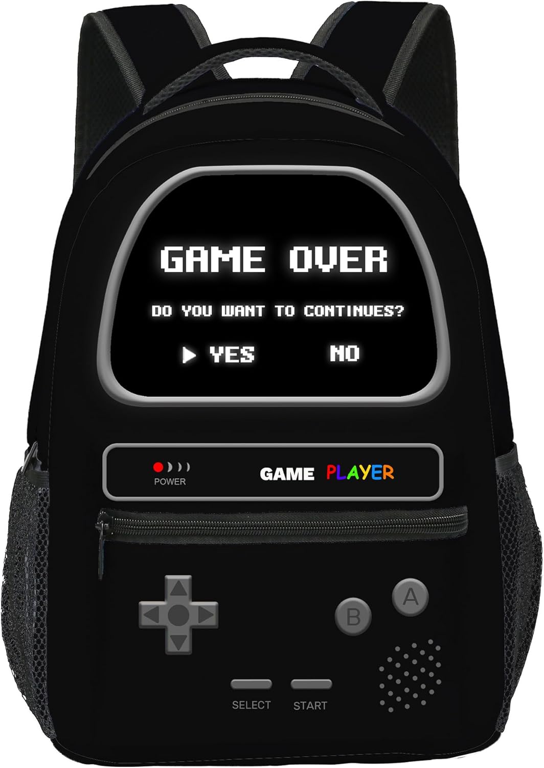 School Backpack for Boys Gamer Backpack for Kids Teens Ages 6-18 Video Game Bookbag Travel Back Pack (Backpack black)