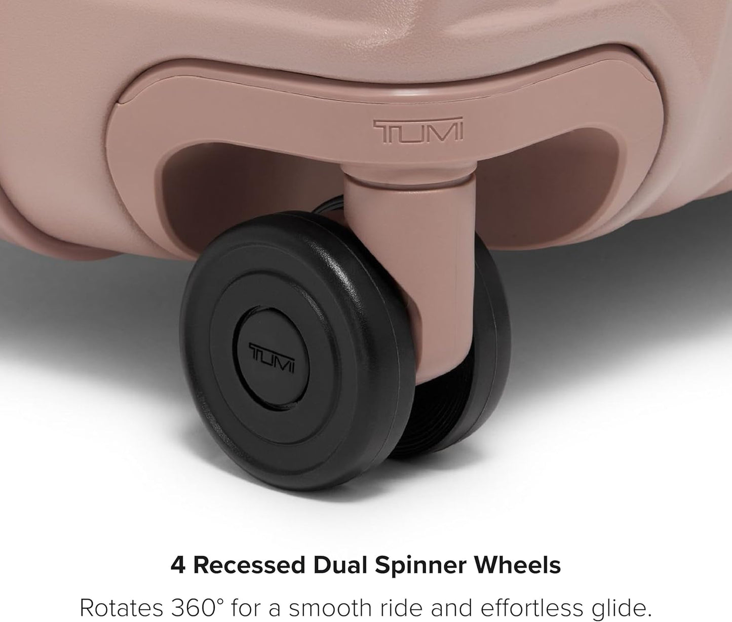 TUMI - 19 Degree Extended Trip Expandable 4 Wheel Packing Case - Durable Hard Shell Zipper Expansion Checked Bag - Suitcase - Mauve Texture