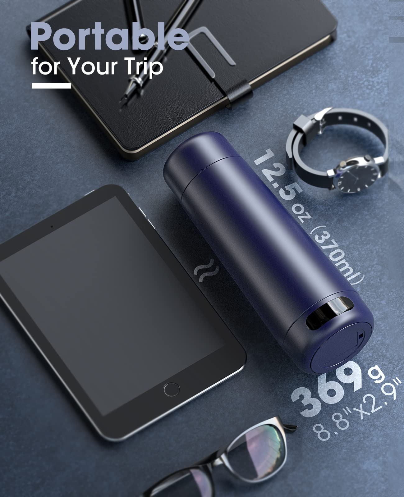 Nicewell Portable Electric Kettle for Travel Global Use 110-240V