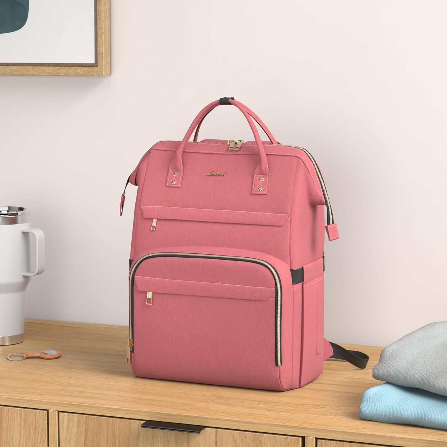 LOVEVOOK Laptop Backpack for Women,17 Inch Professional Womens Travel Backpack Purse Computer