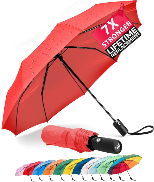 Mr. Pen- Windproof Travel Umbrella, Automatic Umbrellas for Rain, Compact