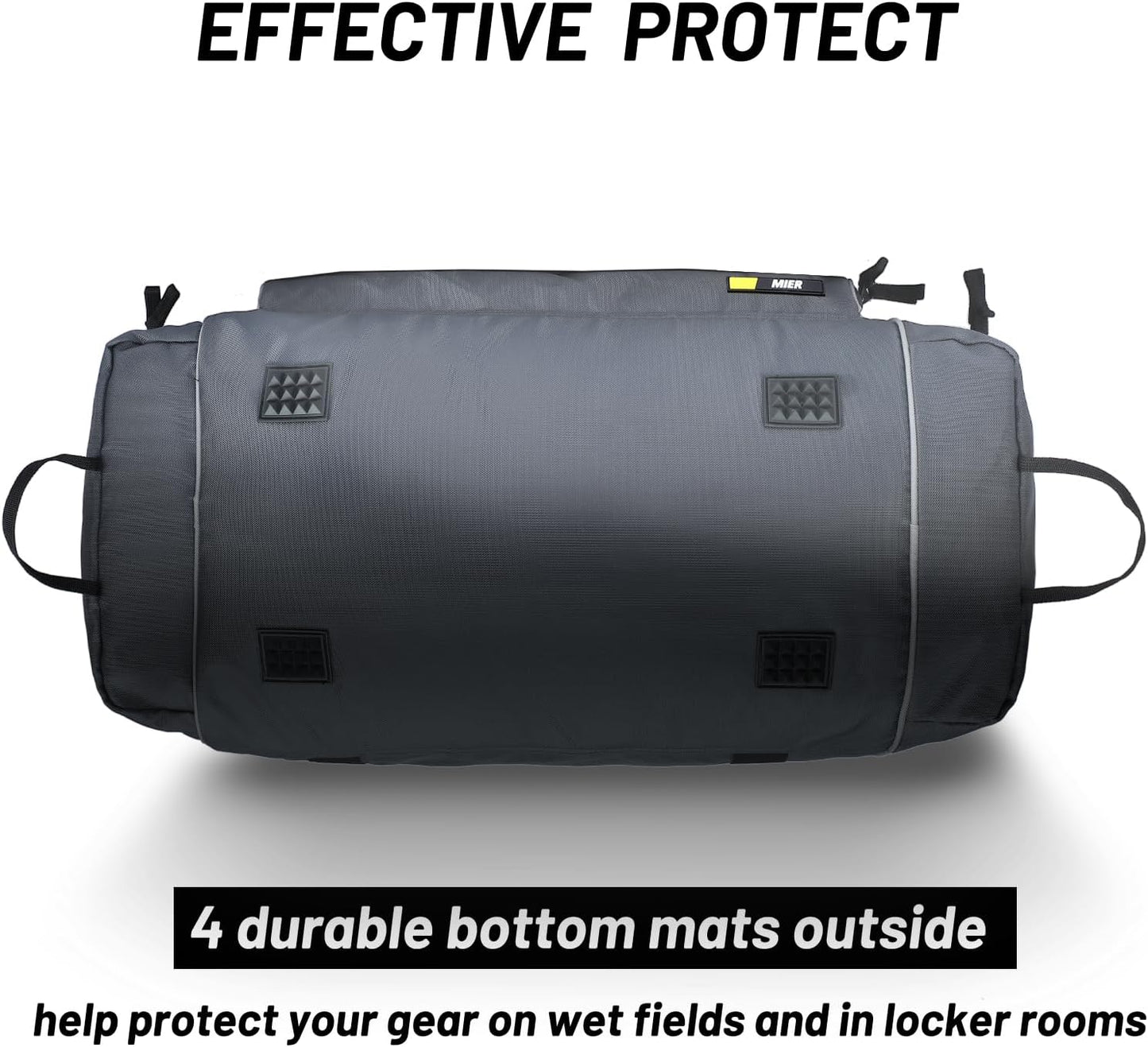 MIER Large Gym Bag for Men Sports Duffle Bag with Shoe Compartment 60L Lightweight Duffel Bags for Workout Fitness Travel