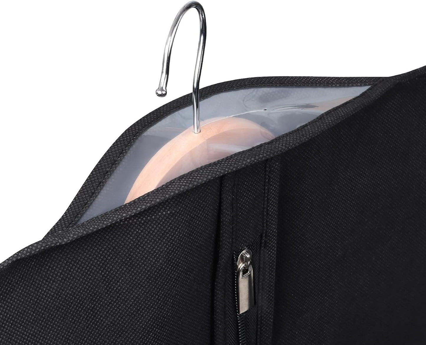 Univivi 16 Pack Suit Bags Garment Bag for Men Storage 40-inch Clothes Cover with Clear Window and
