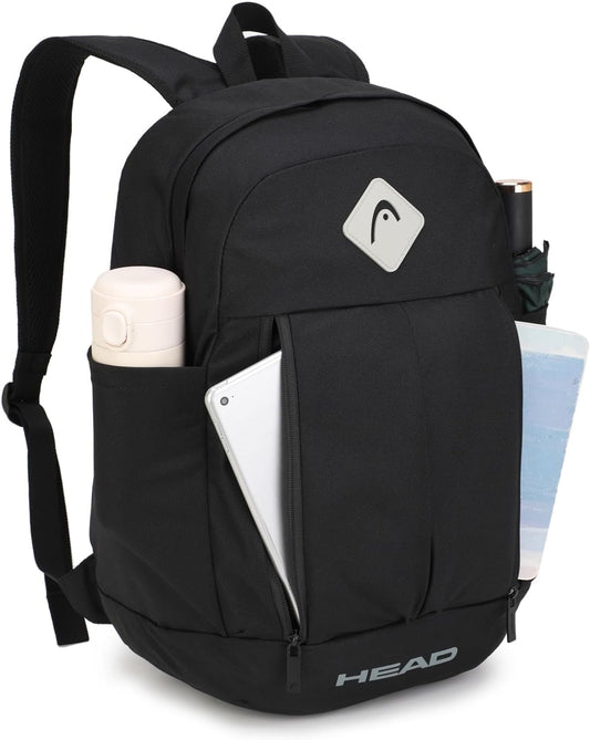 HEAD 30L Waterproof Travel Backpack for Men, 15.6 inch Laptop Backpack, Casual Daypack Backpacks for Sport Gym/Workout/College