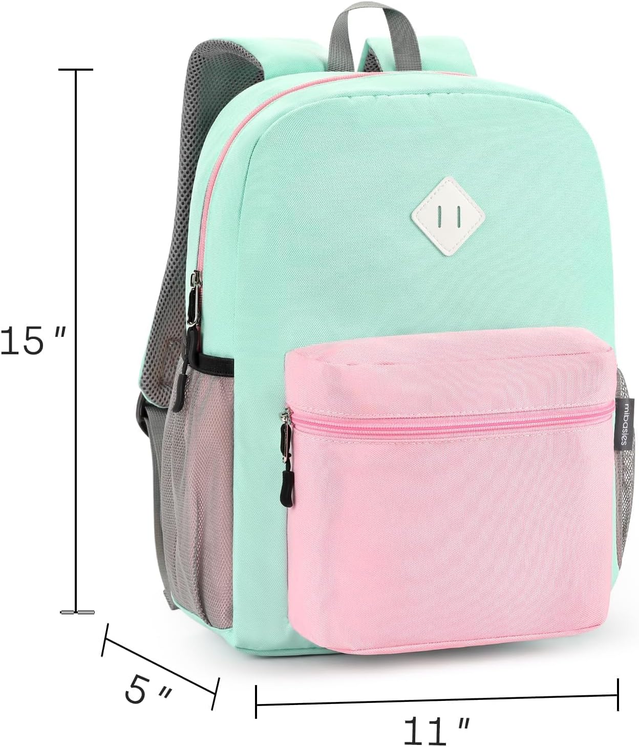mibasies Kids Backpack for Girls 4-6: Girls Backpacks for Elementary Kindergarten