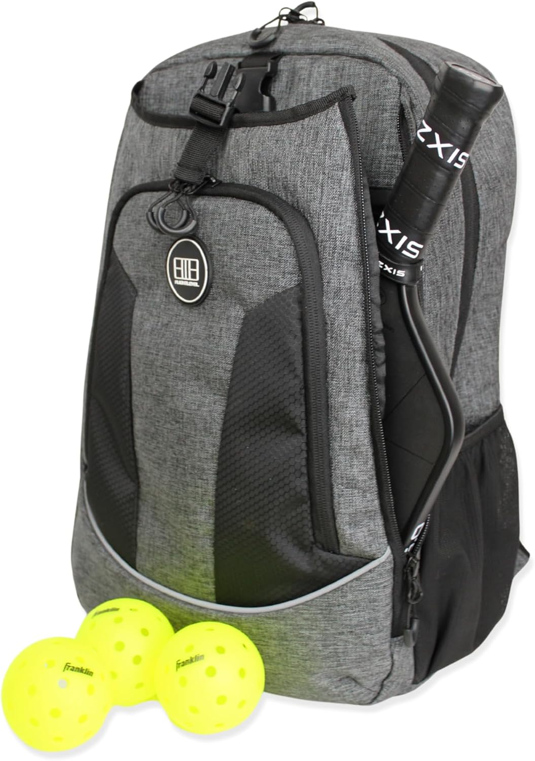 Flight Level Pickleball Backpack - Pickleball Bag for Men and Women - Fits 4 Paddles - Shoe Compartment, Fence Hook, Storage Pockets for Water Bottles, Pickleballs, Clothing, Racquet/Paddle Storage