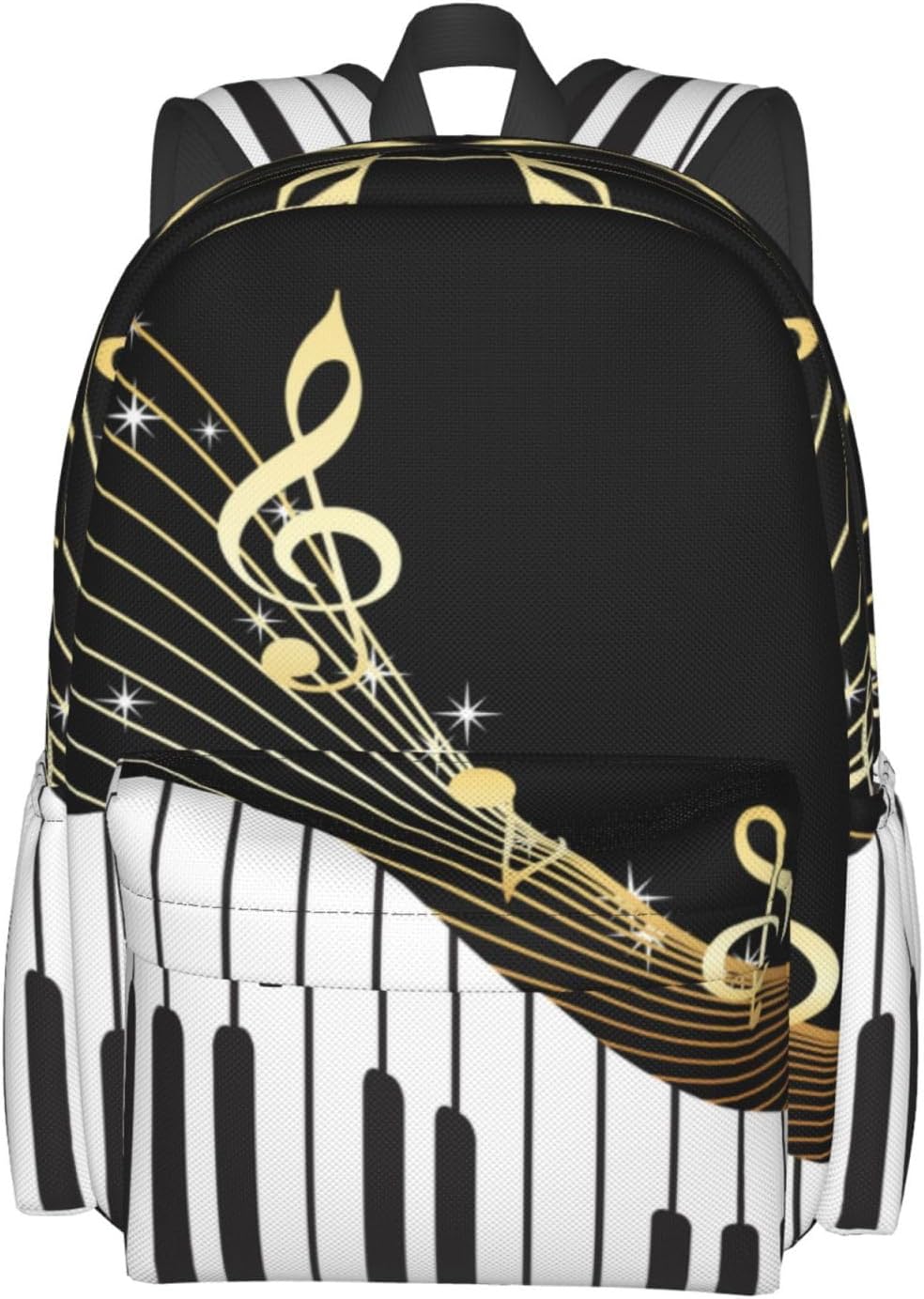 Music Backpack School Bag Lightweight Bookbag Laptop Travel Daypack For Kids Girls Boys Teens
