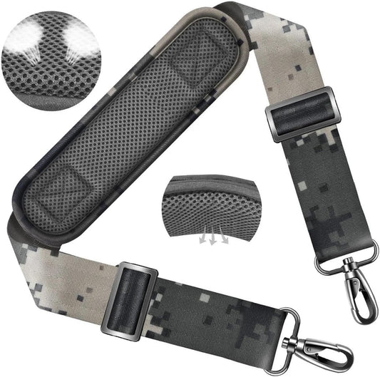 ZINZ Shoulder Strap 58" Ultra-Thick Fixed Padded and Adjustable Buckles Crossbody Strap for Briefcase Laptop Bag Luggage