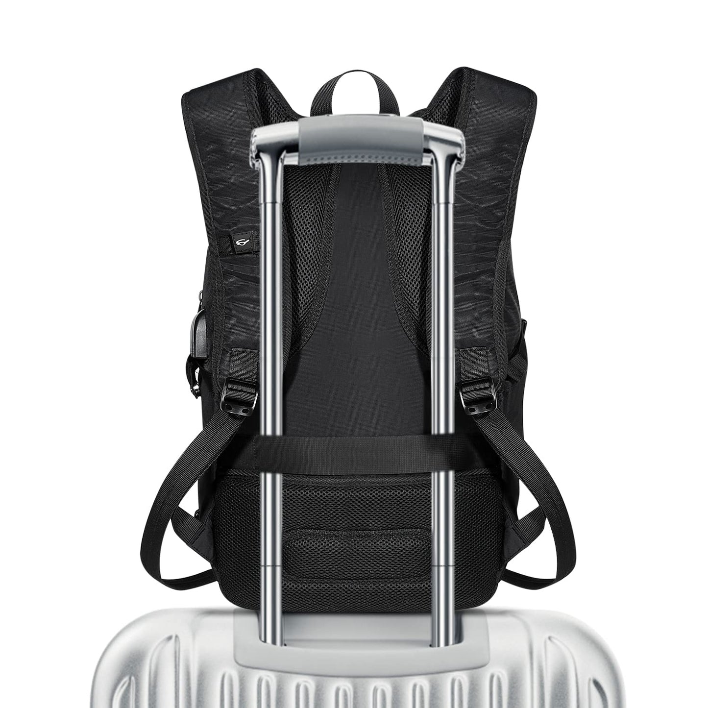 Tzowla 35 Liter Anti Theft Backpack with Giant Tumbler Holder Pocket and Lock,15.6 Inch Laptop