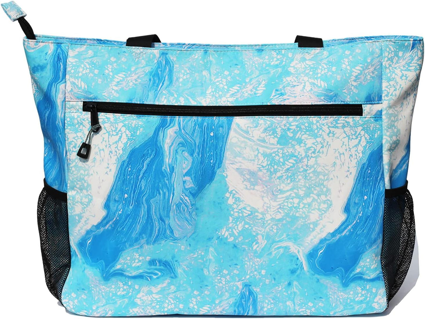 LARGE BEACH BAG Water Resistant Lightweight 20 inch Women Oversize Tote Bag for Gym Beach Travel Pool Yoga Nurse