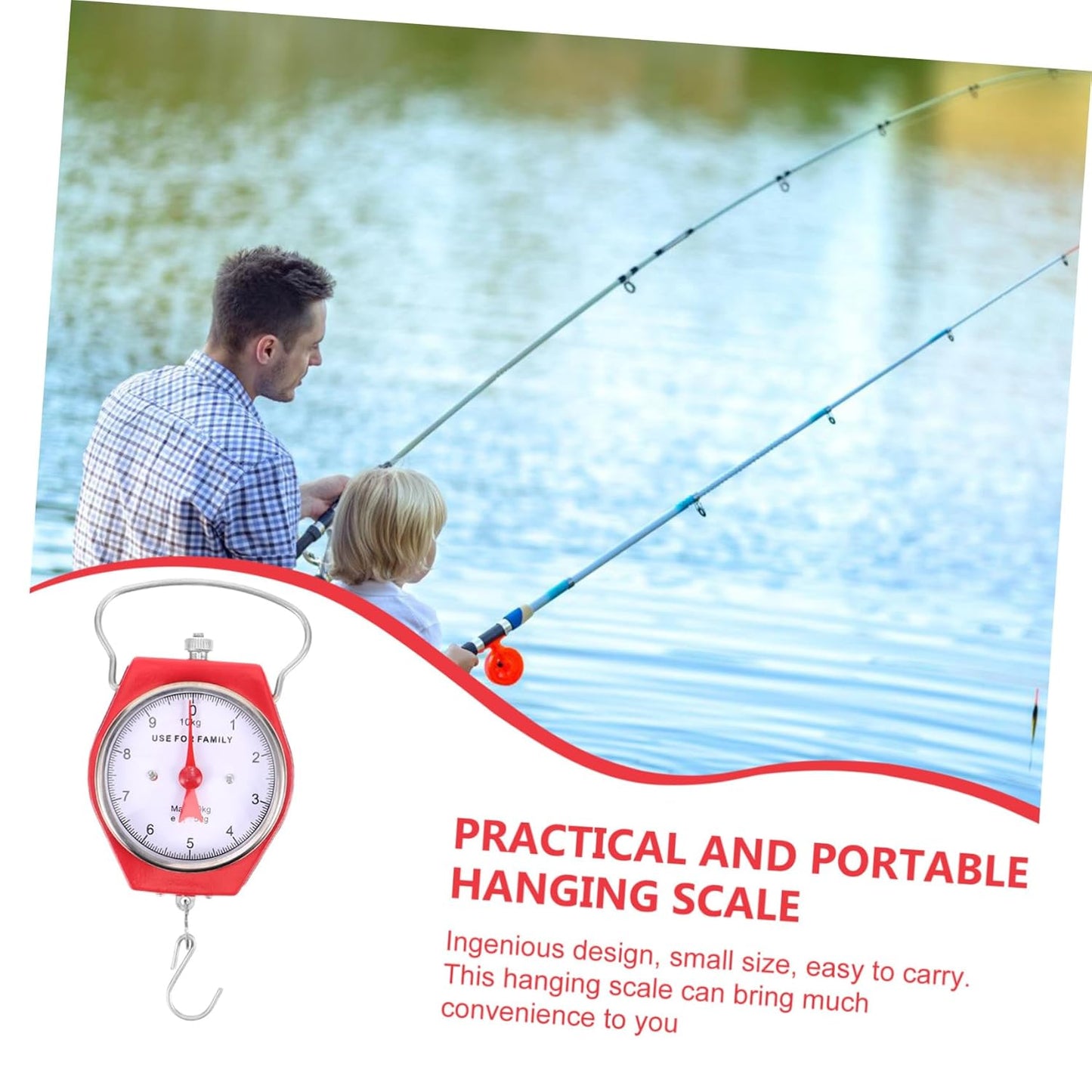 balacoo Travel Scale Digital Luggage Weighing Scale Fish Hook Portable Hand Suitcase Weight