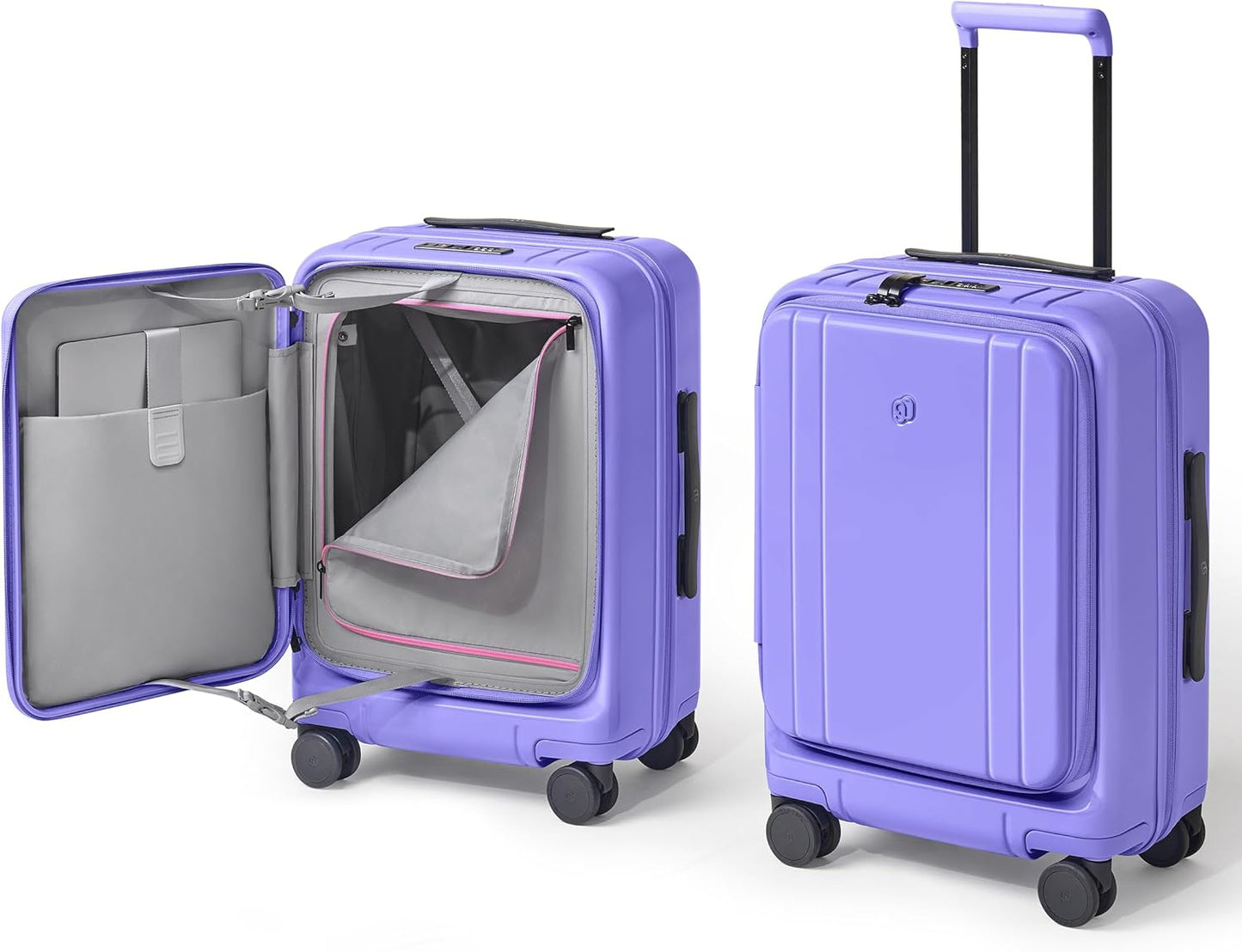 NINETYGO Carry On Luggage 22x14x9 Airline Approved, Top Opening Luggage 20 Inch Suitcase